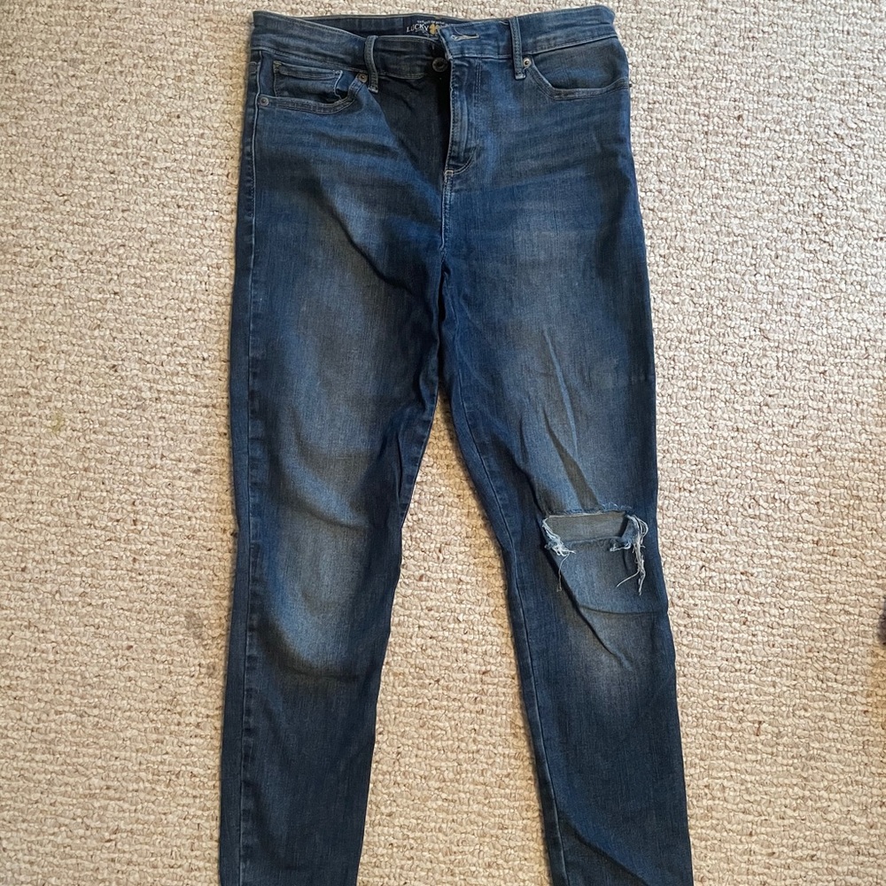 Size 28 (or women’s 6) Lucky Brand cuffed jeans